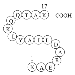 Cytochrome c - pigeon (88-104)