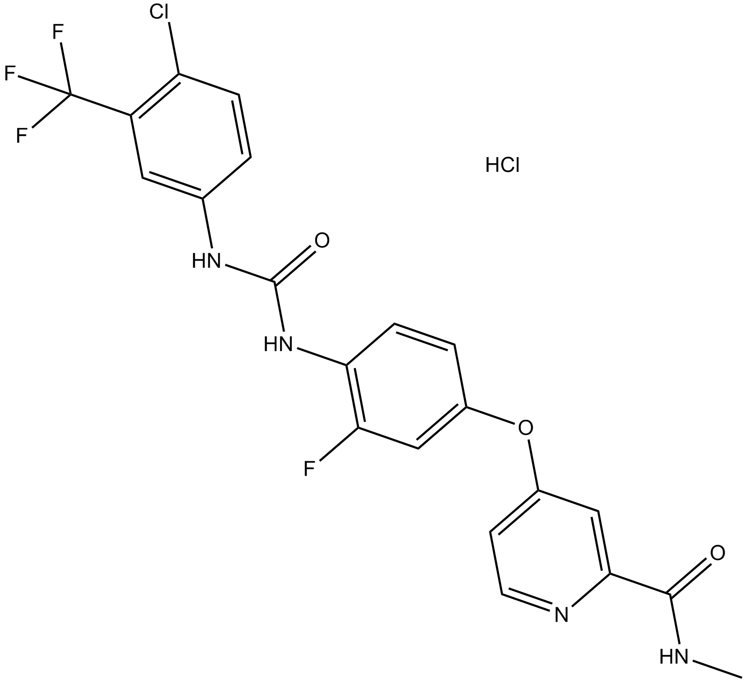Regorafenib hydrochloride