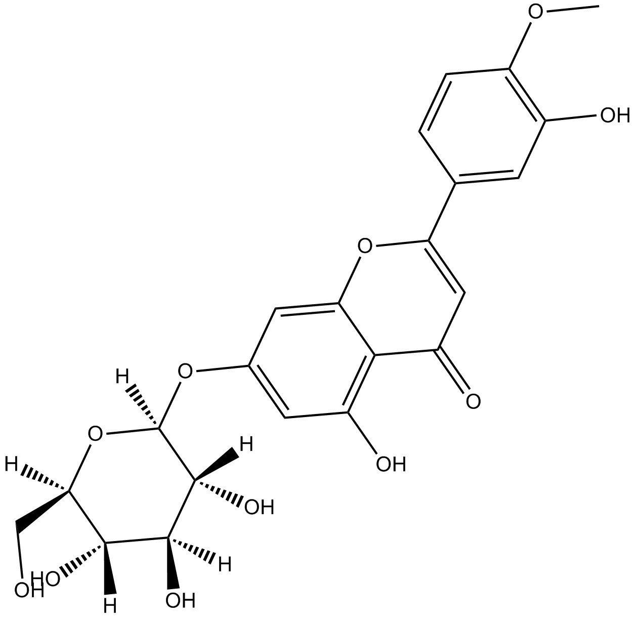 Diosmetin-7-O-β-D-glucopyranoside