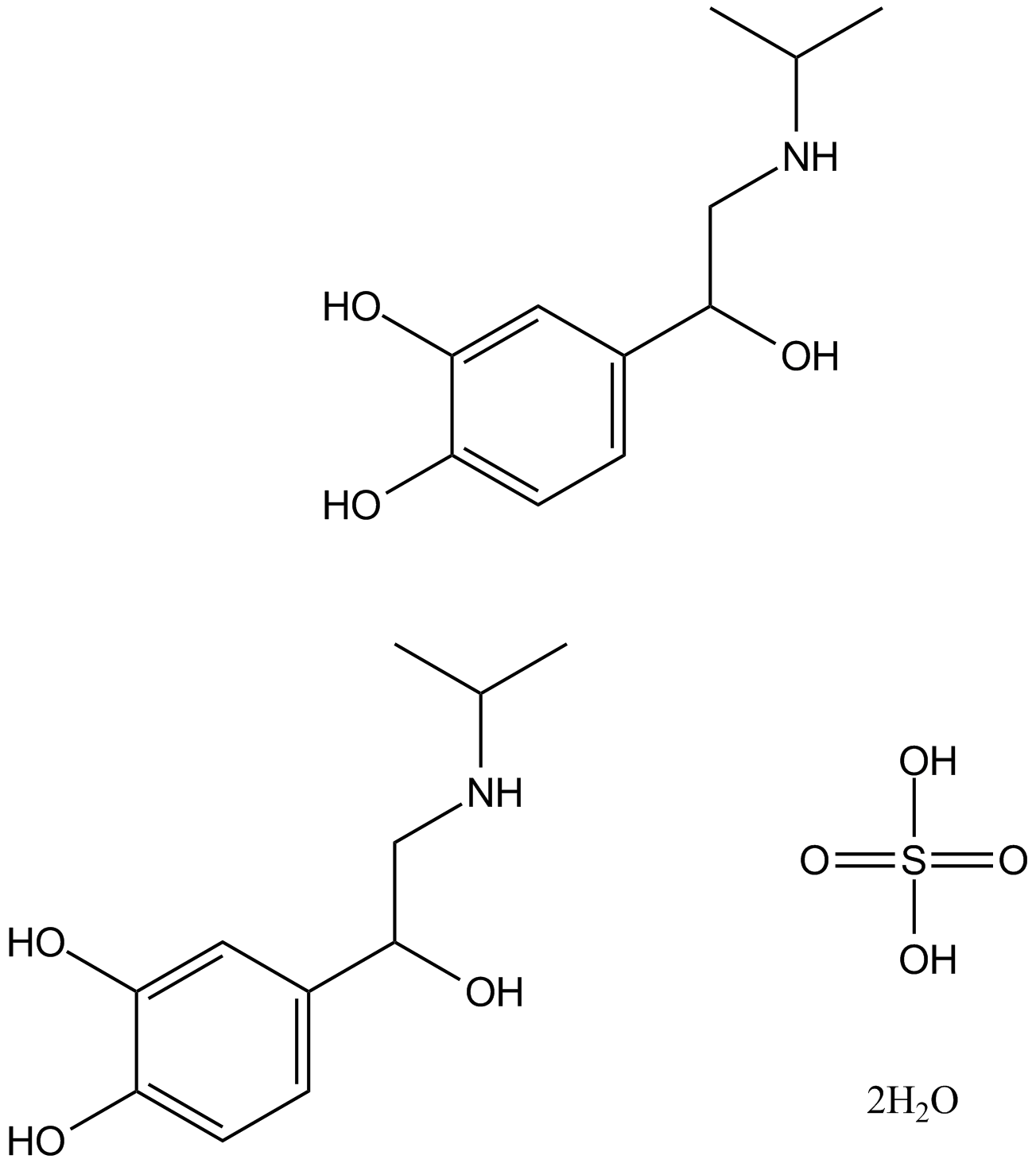 Isoproterenol sulfate dihydrate