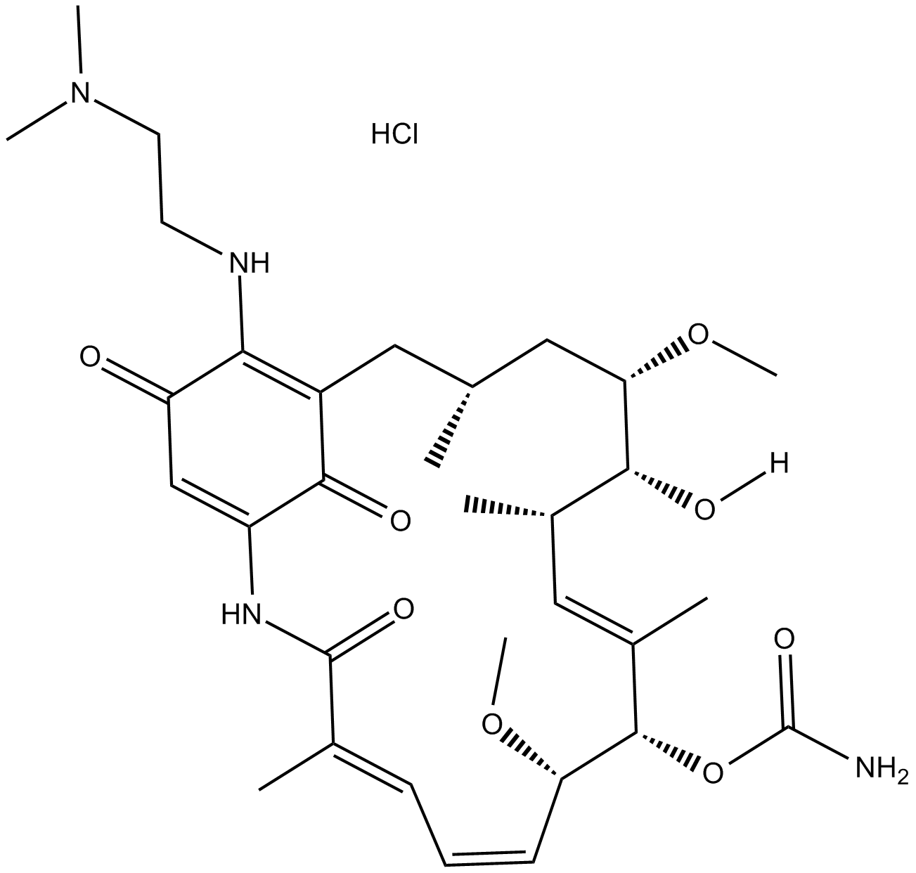 17-DMAG (Alvespimycin) HCl