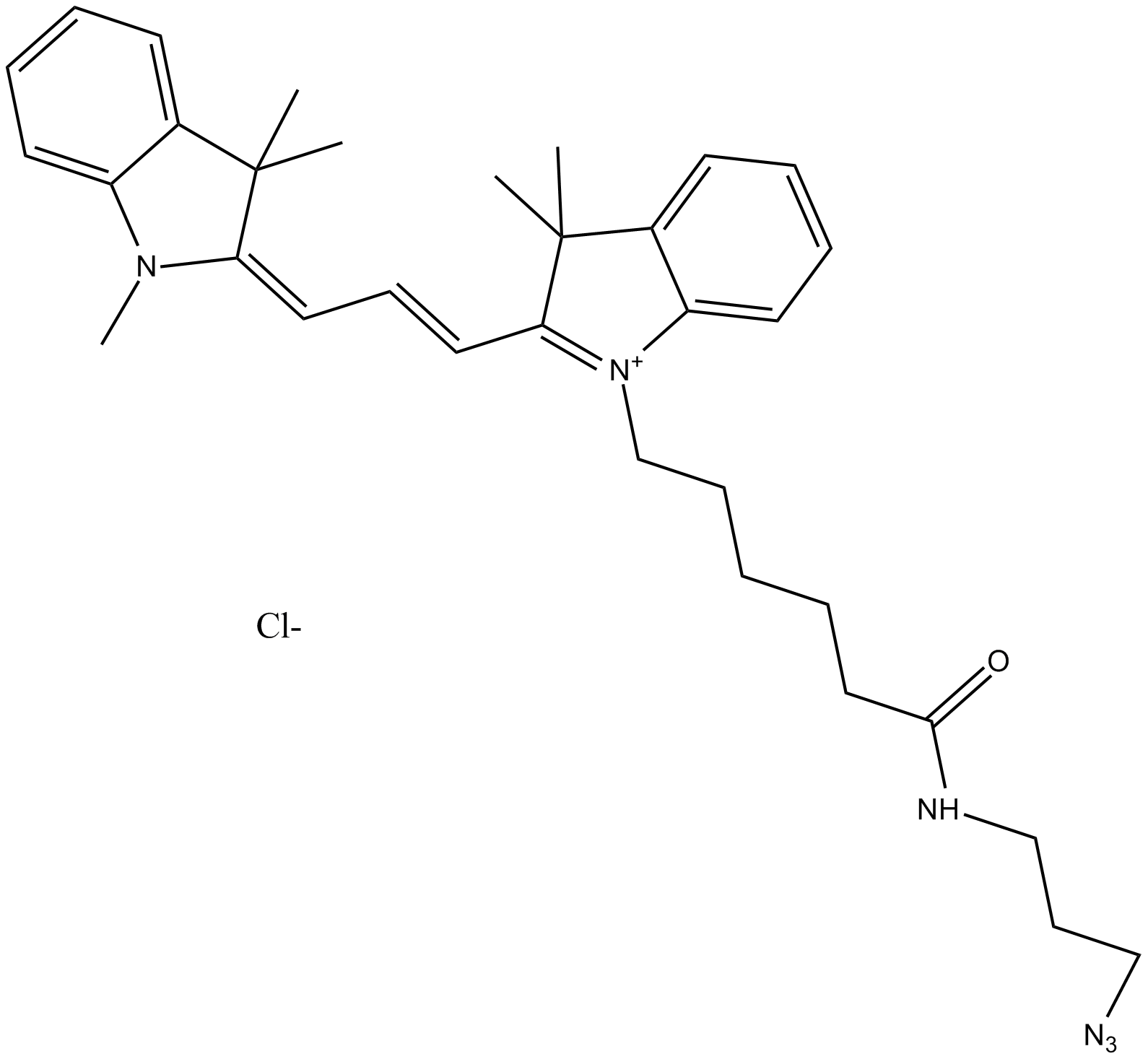 Cy3 azide (non-sulfonated)