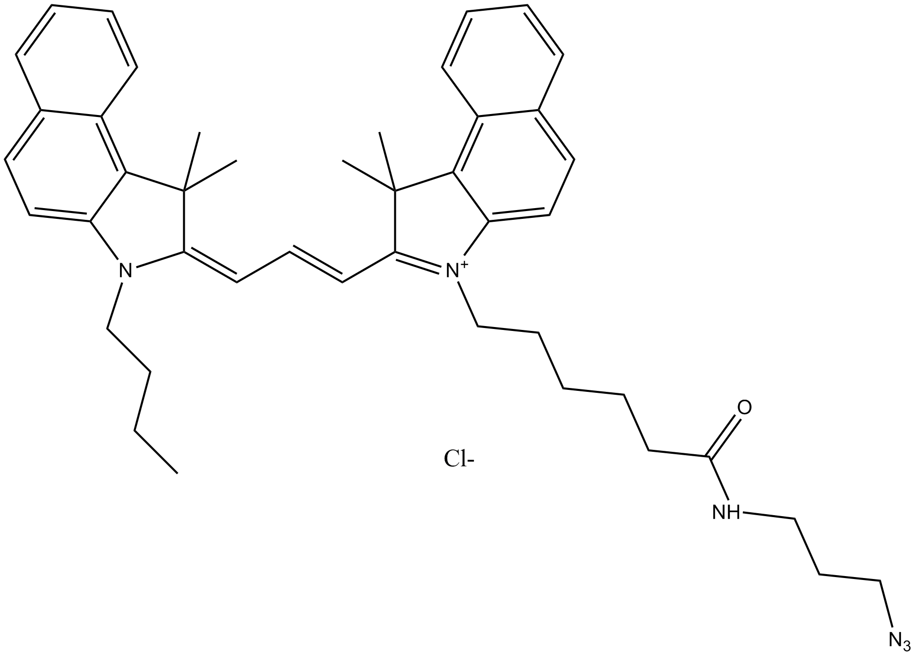 Cy3.5 azide (non-sulfonated)