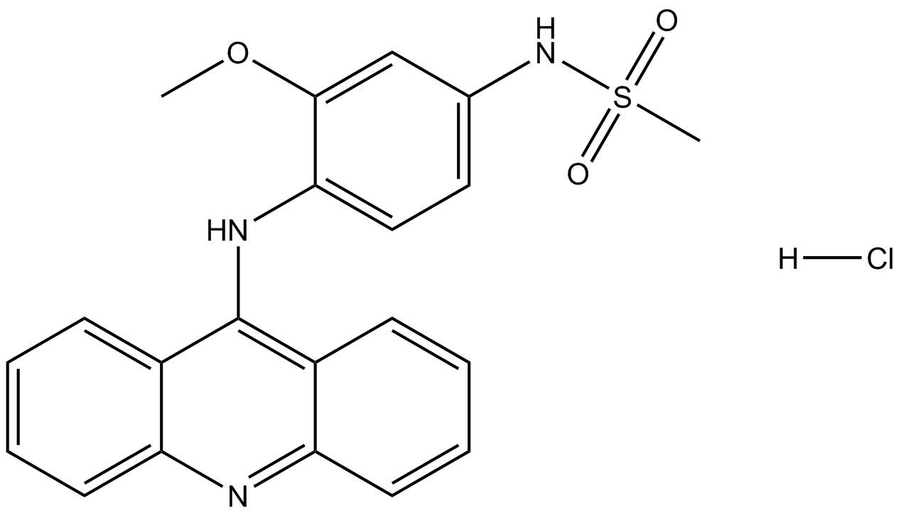 Amsacrine hydrochloride