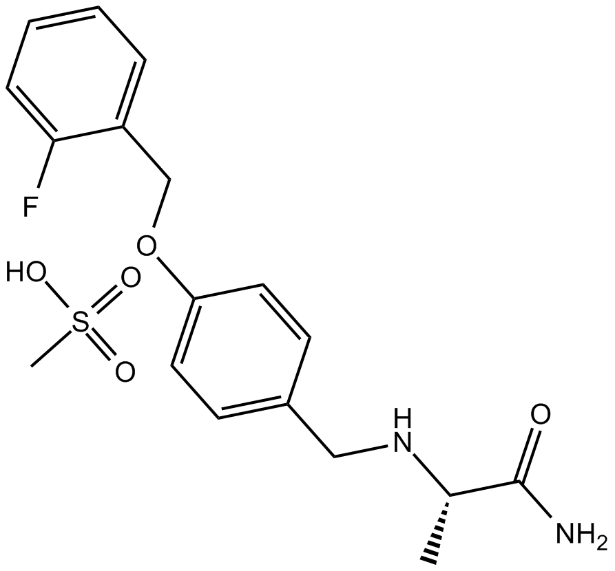 Ralfinamide mesylate