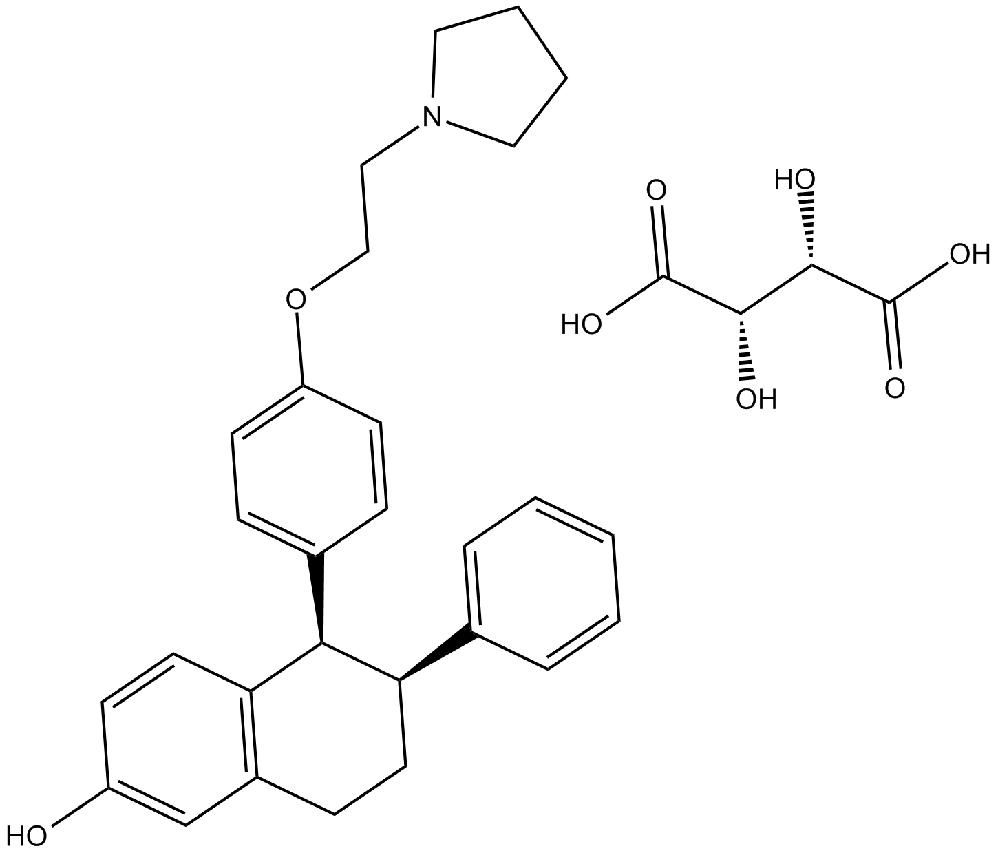 Lasofoxifene (tartrate)